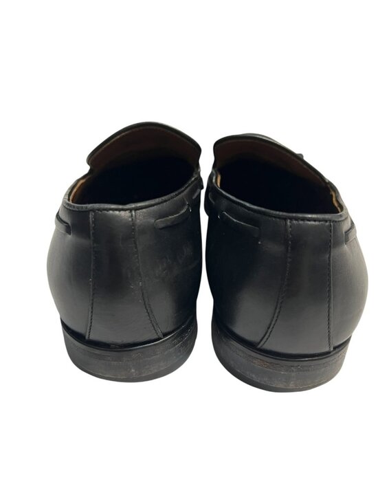 Bruno Magli Tassel Loafers Mens 7 M Black Leather Slip On Dress Shoes Italy main image 10